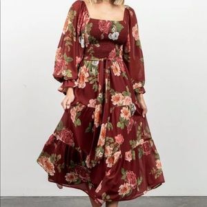 BALTIC BORN - Vyn Tiered Midi Dress (boxd)
